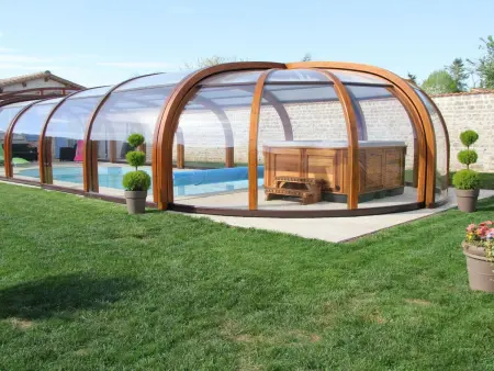 Villa  La Bergerie  mit Privatpool und Spa, Maison 8 personnes à Romans - Photo 22