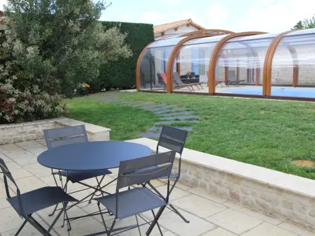 Villa  La Bergerie  mit Privatpool und Spa, Maison 8 personnes à Romans - Photo 29
