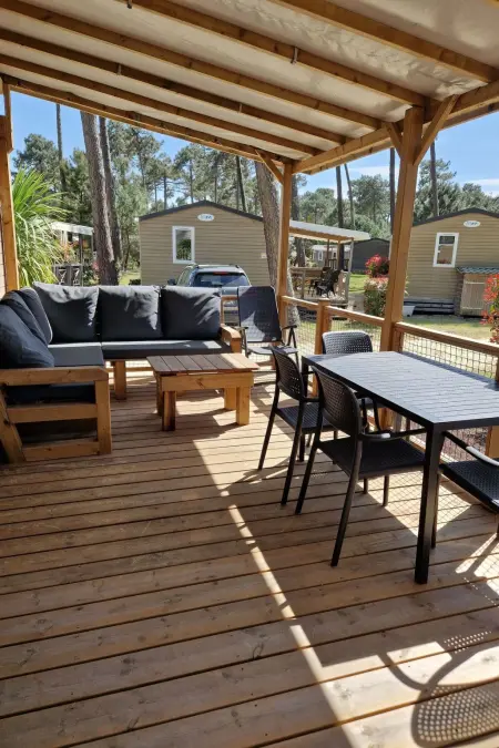 Mobil-home tout confort Camping 5 à Montalivet, Appartement 6 personnes à Montalivet - Photo 12