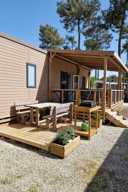 Mobil-home tout confort Camping 5 à Montalivet, Appartement 6 personnes à Montalivet - Photo 13