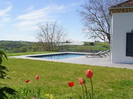 Luxuriöses Landhaus mit Pool, Maison 6 personnes à Durfort Lacapelette - Photo 5