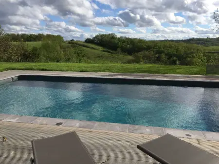Luxuriöses Landhaus mit Pool, Maison 6 personnes à Durfort Lacapelette - Photo 12