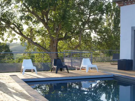 Luxuriöses Landhaus mit Pool, Maison 6 personnes à Durfort Lacapelette - Photo 13