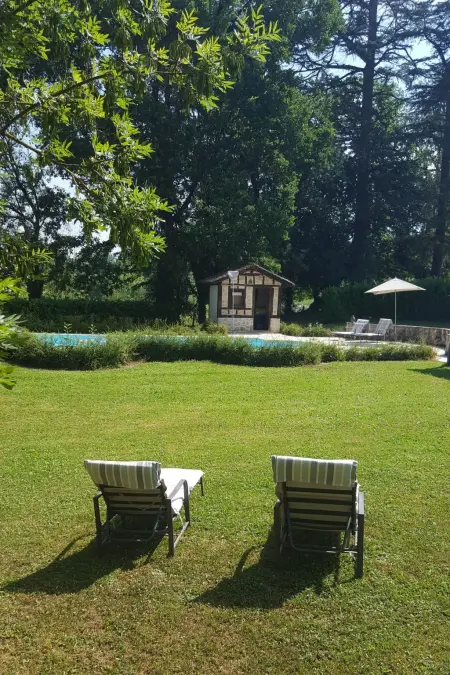 Der Pavillon - im Park des Schlosses Lescaut, Maison 7 personnes à Montignac de Lauzun - Photo 28