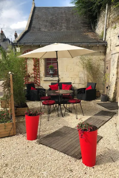 Cottage de la tour duplex 100m2 mit Pool Azay le rideau - Photo 49