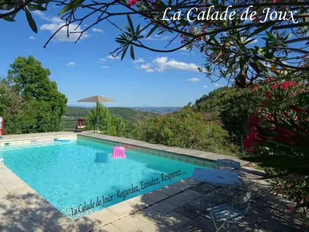 Klimatisiertes Ferienhaus mit Pool, Maison 7 personnes à Largentière - Photo 1