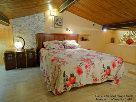 Klimatisiertes Ferienhaus mit Pool, Maison 7 personnes à Largentière - Photo 12