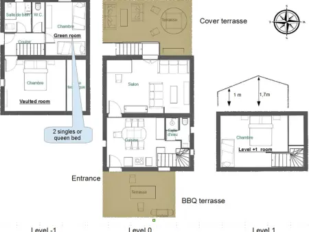 Klimatisiertes Ferienhaus mit Pool, Maison 7 personnes à Largentière - Photo 16