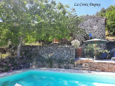 Haus  La Croix Dupuy  mit privatem Pool, Maison 7 personnes à Largentière - Photo 1