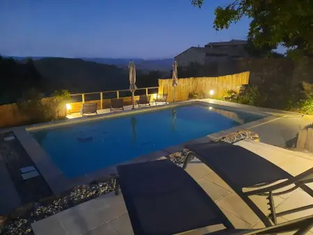 Haus  La Croix Dupuy  mit privatem Pool, Maison 7 personnes à Largentière - Photo 4