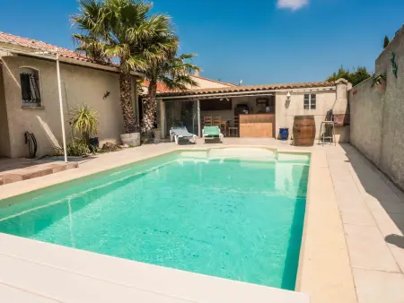 Haus für 4 Personen mit großem Privatpool, Maison 2 personnes à Narbonne Plage - Photo 15