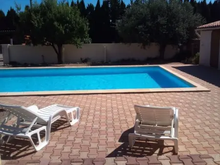Schönes Ferienhaus mit eigenem Pool, Maison 6 personnes à Argeliers - Photo 19