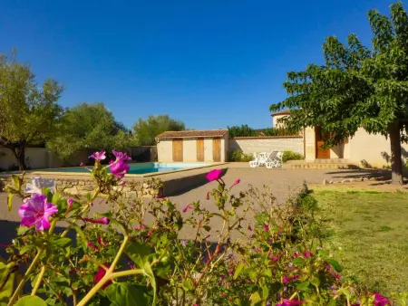 Schönes Ferienhaus mit eigenem Pool, Maison 6 personnes à Argeliers - Photo 20