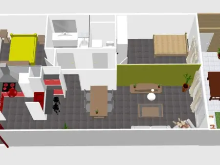 SCHÖNE T3 MIT SÜDTERRASSE, Appartement 3 personnes à Montpellier - Photo 25