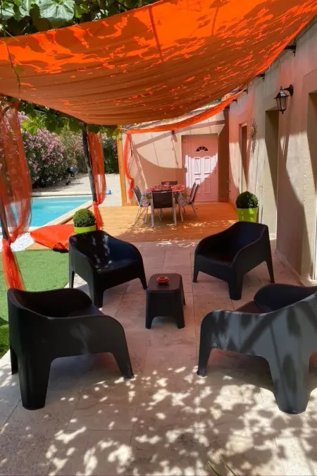 Villa Chemin du Lirac in Tavel, Maison 6 personnes à Tavel - Photo 4