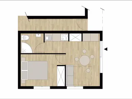 Studio 24 m2 - 4 Personen - In der Nähe der Pisten - Photo 29