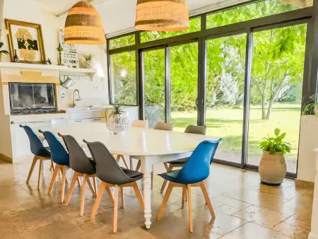 auf dem Land mit Pool, Maison 10 personnes à Bédarrides - Photo 6