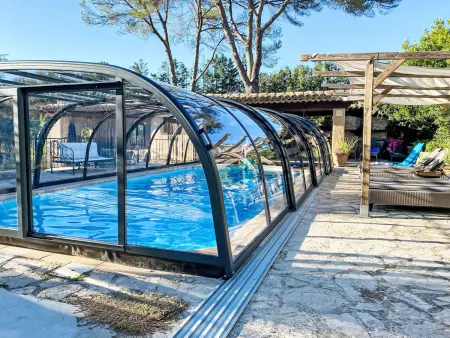 Klimatisiertes Mas Les Heures Bleues mit Pool, Maison 14 personnes à Lorgues - Photo 4