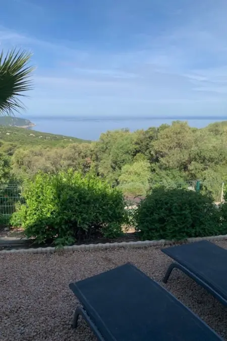 Unabhängige Unterkunft mit Meer- und Poolblick, Appartement 4 personnes à Coti Chiavari - Photo 9
