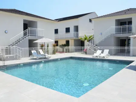 Marea Resort Wohnung mit Schwimmbad, Appartement 4 personnes à Moriani Plage - Photo 2