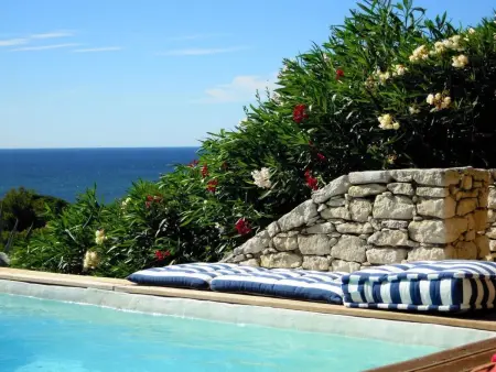 Pont de bateau, Meerblick mit privatem Pool, Appartement 4 personnes à Saint Florent - Photo 4
