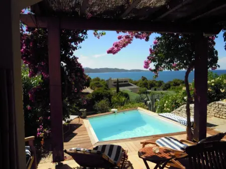 Pont de bateau, Meerblick mit privatem Pool, Appartement 4 personnes à Saint Florent - Photo 6