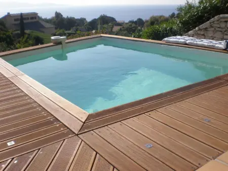 Pont de bateau, Meerblick mit privatem Pool, Appartement 4 personnes à Saint Florent - Photo 9