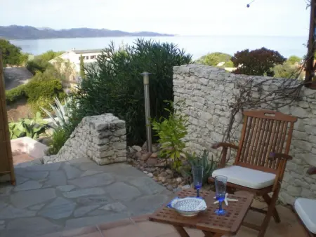 Pont de bateau, Meerblick mit privatem Pool, Appartement 4 personnes à Saint Florent - Photo 18