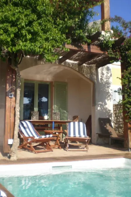 Pont de bateau, Meerblick mit privatem Pool, Appartement 4 personnes à Saint Florent - Photo 20