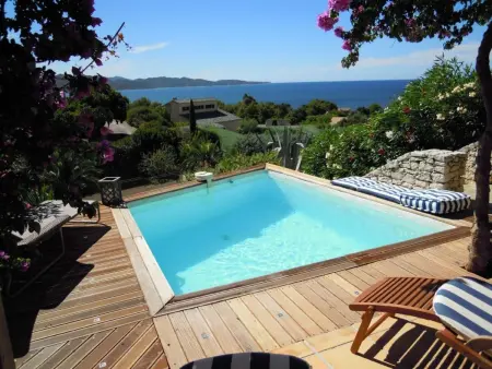 Pont de bateau, Meerblick mit privatem Pool, Appartement 4 personnes à Saint Florent - Photo 27