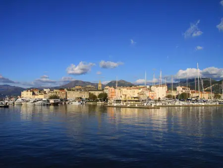 Pont de bateau, Meerblick mit privatem Pool, Appartement 4 personnes à Saint Florent - Photo 33