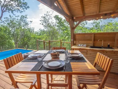 Jungle Lodge Privater Swimmingpool, Appartement 3 personnes à Deshaies - Photo 2