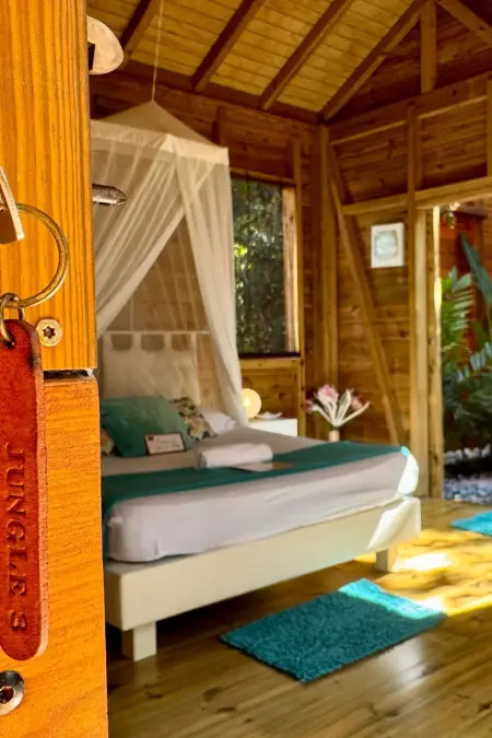 Jungle Lodge Privater Swimmingpool, Appartement 3 personnes à Deshaies - Photo 12