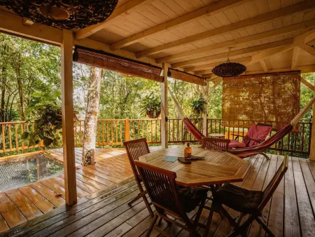 Cabane Aux Etoiles Au Jardin des Colibris (Sternenhütte im Garten der Hummingbi - Photo 3