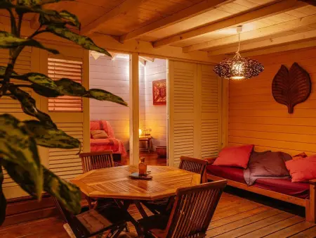 Cabane Aux Etoiles Au Jardin des Colibris (Sternenhütte im Garten der Hummingbi - Photo 7