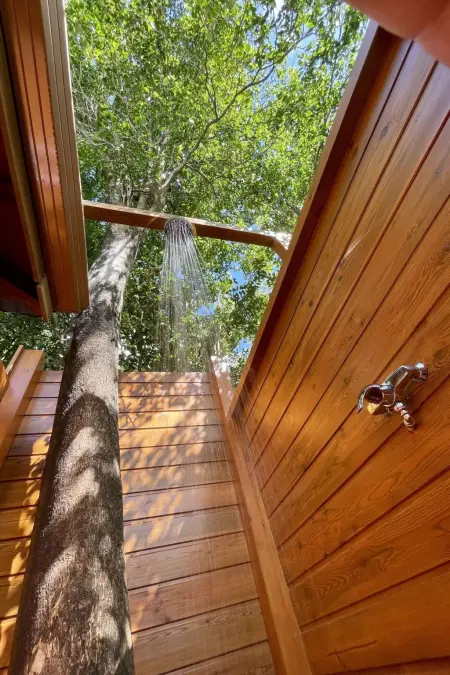 Cabane Aux Etoiles Au Jardin des Colibris (Sternenhütte im Garten der Hummingbi - Photo 9
