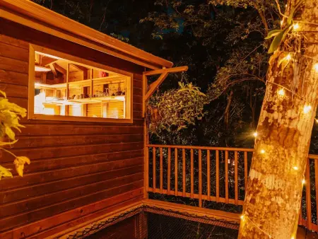 Cabane Aux Etoiles Au Jardin des Colibris (Sternenhütte im Garten der Hummingbi - Photo 12
