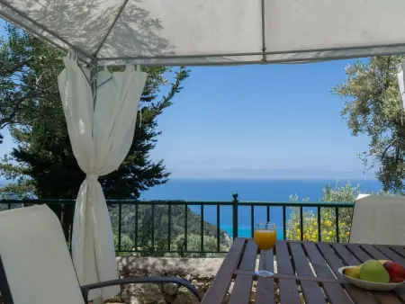 Villa mit Pool und majestätischem Meerblick, Maison 6 personnes à Vafkeri - Photo 6