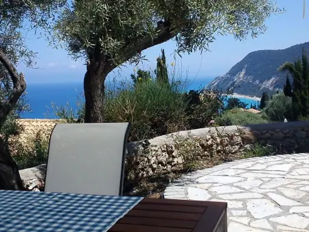 Villa mit Pool und majestätischem Meerblick, Maison 6 personnes à Vafkeri - Photo 7