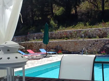 Villa mit Pool und majestätischem Meerblick, Maison 6 personnes à Vafkeri - Photo 8