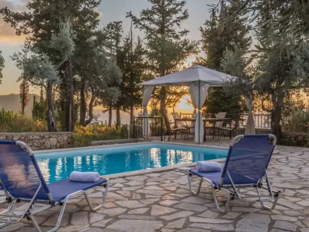 Villa mit Pool und majestätischem Meerblick, Maison 6 personnes à Vafkeri - Photo 10