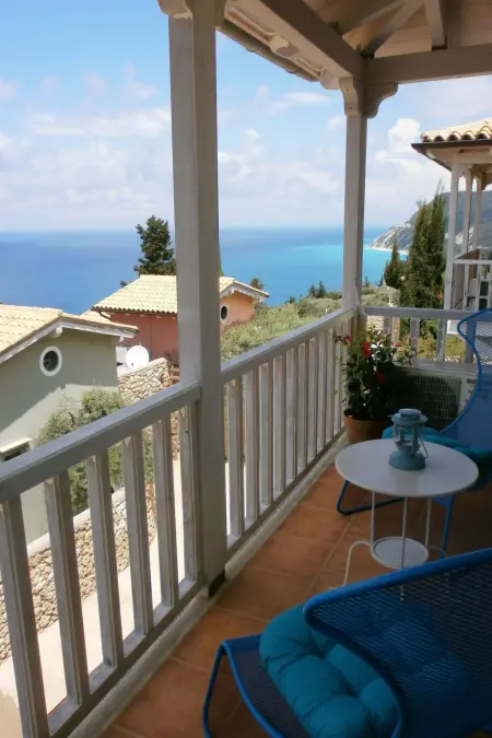 Villa mit Pool und majestätischem Meerblick, Maison 6 personnes à Vafkeri - Photo 16