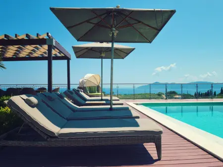 mit Privatpool für 9 Personen ca. 200 m&sup2; in Pounta, Ägäis (Skiathos) - Photo 1