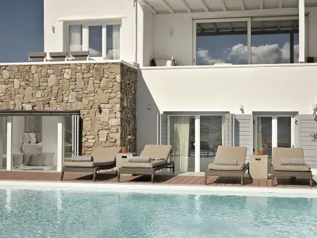 Villa Serene zu Fuß zu 4 Stränden, Maison 10 personnes à Mykonos City - Photo 6
