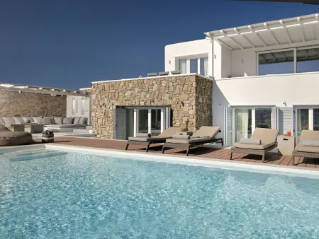 Villa Serene zu Fuß zu 4 Stränden, Maison 10 personnes à Mykonos City - Photo 8
