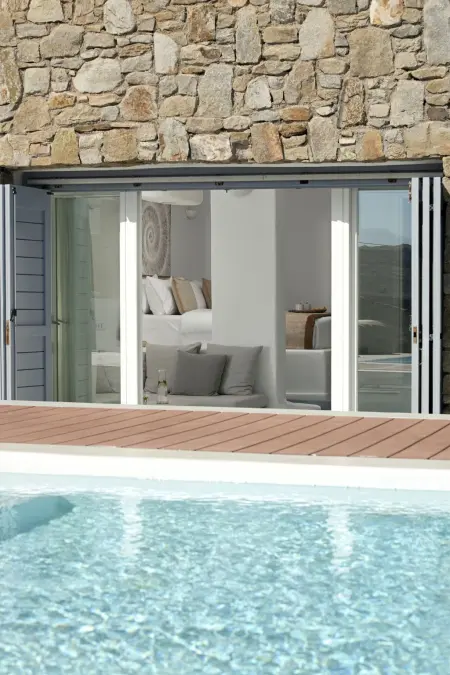 Villa Serene zu Fuß zu 4 Stränden, Maison 10 personnes à Mykonos City - Photo 12