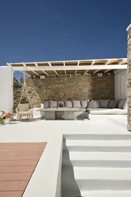 Villa Serene zu Fuß zu 4 Stränden, Maison 10 personnes à Mykonos City - Photo 13