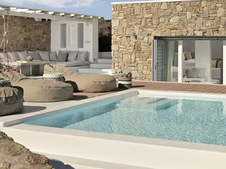 Villa Serene zu Fuß zu 4 Stränden, Maison 10 personnes à Mykonos City - Photo 23