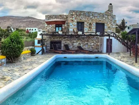 mit Privatpool für 8 Personen und 2 Kinder in Megas Gialos, Kykladen - Photo 30