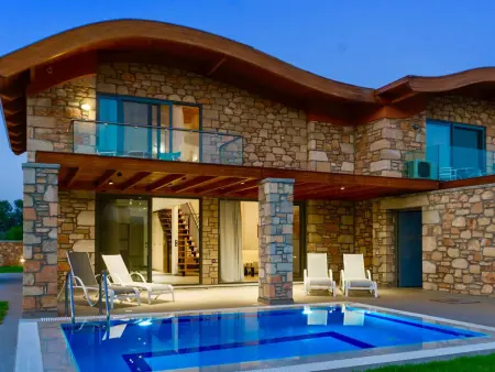 mit Garten, Grill und Terrasse, Maison 2 personnes à Gennadi - Photo 3